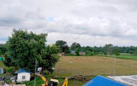 सिकारीबास खोलाको कटान रोक्न तटबन्ध निर्माण गरिँदै