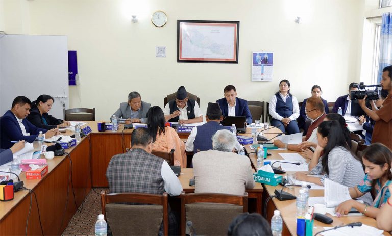 शिक्षा समितिमा मिडिया काउन्सिल विधेयकमाथि सैद्धान्तिक छलफल