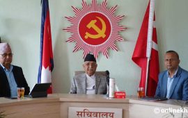 ७ घण्टादेखि च्यासलमा एमाले बैठक