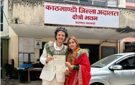 अन्ततः टिकटक स्टार एलिजे र आयुषले गरे कानुनी विवाह
