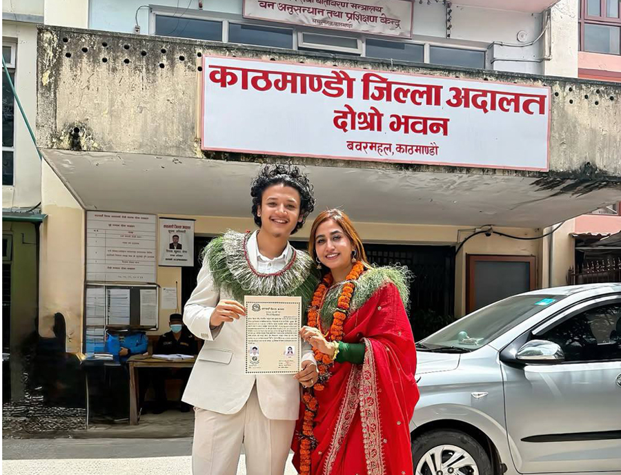 अन्ततः टिकटक स्टार एलिजे र आयुषले गरे कानुनी विवाह