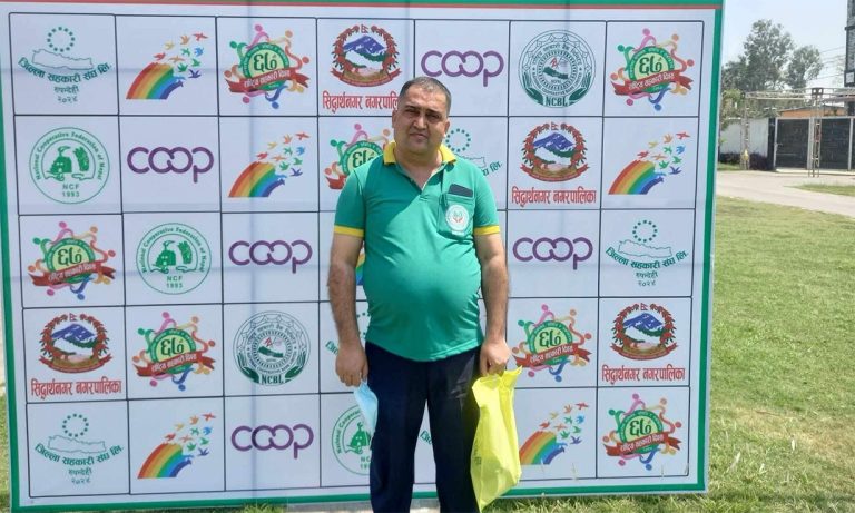 डिंगरनगर दूरगामी बहुउद्देश्यीय सहकारीका व्यवस्थापक पक्राउ