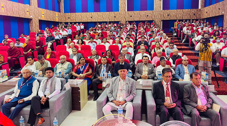 बौद्ध शिक्षा र कूटनीति अन्तर्राष्ट्रिय गोष्ठी : लुम्बिनीलाई शान्ति अनुसन्धान केन्द्र बनाउने घोषणा