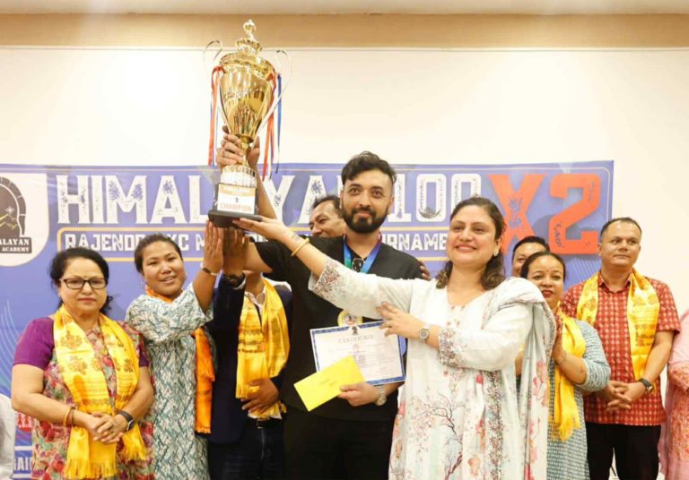क्षितिले जिते ‘राजेन्द्र केसी स्मृति हिमालयन १०० एक्स २ ब्लिट्ज चेस’को उपाधि