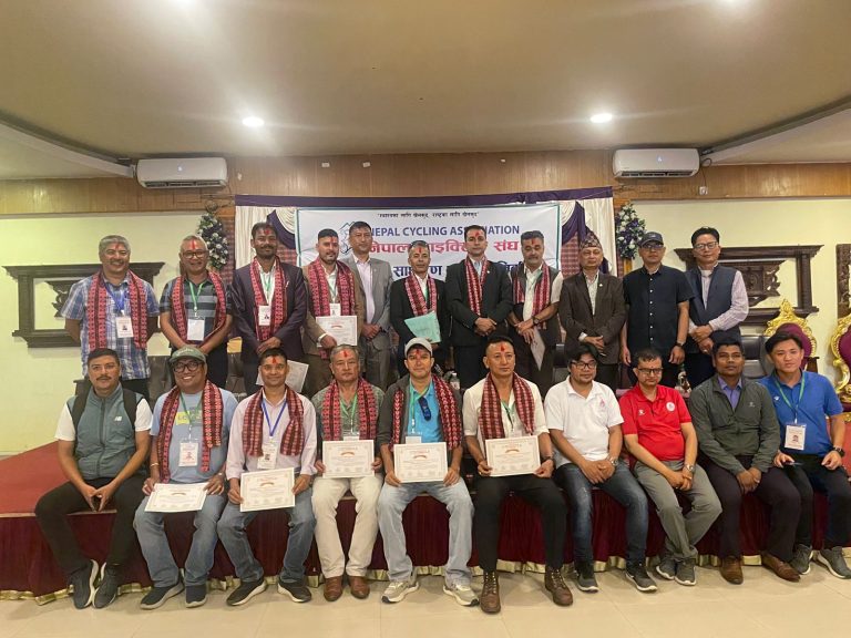 नेपाल साइक्लिङ संघको अध्यक्षमा पौडेल