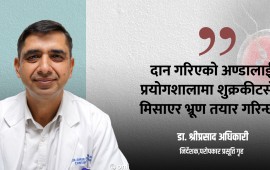 ‘धेरैजसो देशमा विवाहित र कम्तीमा एक सन्तान भएकी महिलाबाट डिम्बदान गराइन्छ’