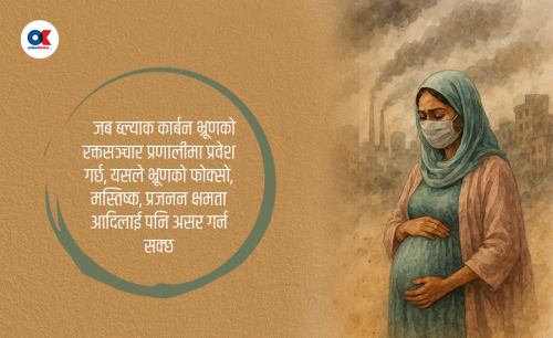 प्रदूषित वायुले गर्भको शिशुलाई गम्भीर असर