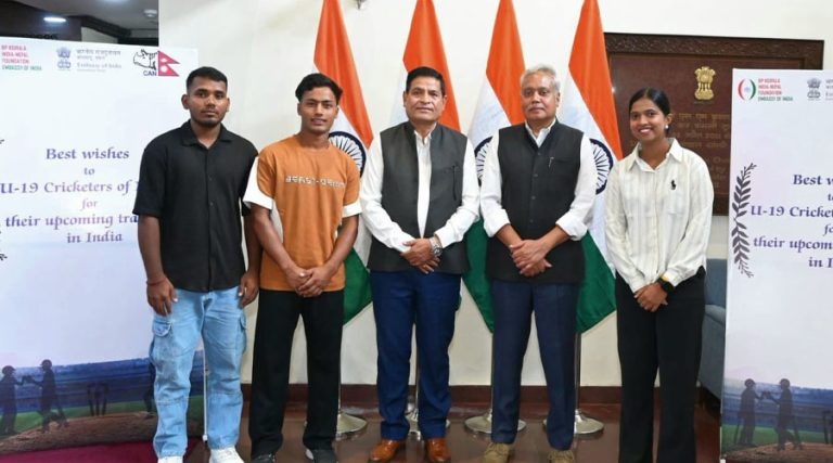 एक महिने क्रिकेट प्रशिक्षणका लागि तीन नेपाली यू–१९ खेलाडी भारत जाने