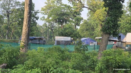 प्रहरीले भोगचलन गरेको जग्गा लिन खोज्दै सेना, नछाड्ने अडानमा प्रहरी