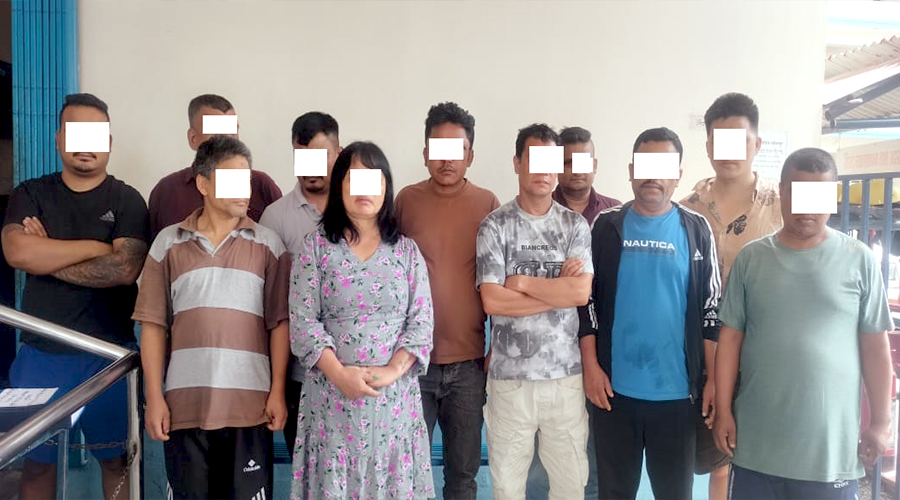 ललितपुरबाट समातिए ११ जुवाडे