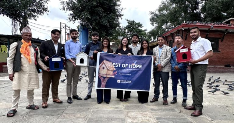 लाल‌‌पुर्जा नेपालले कोटेश्वरमा बनायो चराहरूको लागि सुरक्षित बासस्थान