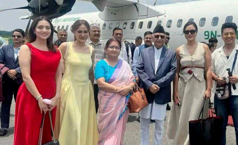 ‘मिस युनिभर्स नेपाल’लाई प्रधानमन्त्रीको शुभकामना : देशको सौन्दर्य चिनाउने अवसर