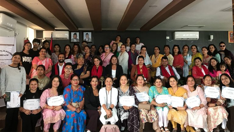 नागार्जुनका १०५ जनाले पाए मोबाइलबाट ‘लघु चलचित्र’ बनाउने तालिम