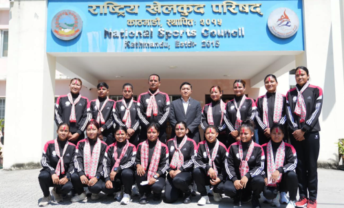 महिला कबड्डी विश्वकप खेल्न जाने नेपाली टोलीको बिदाइ