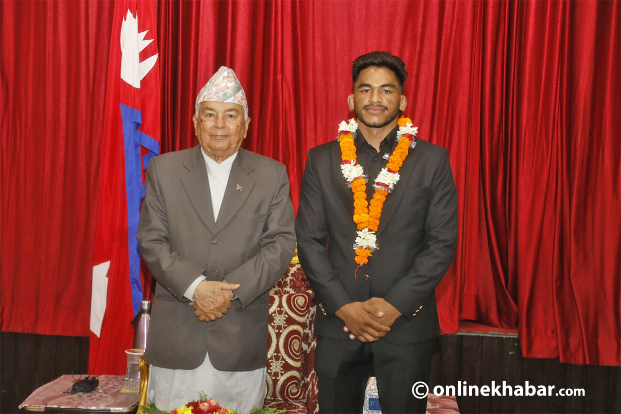 खेलाडीको भविष्य सुरक्षित गर्नेतर्फ सरकारले विशेष ध्यान दिनुपर्छ : राष्ट्रपति पौडेल