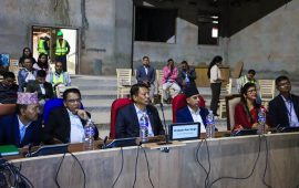 संसद्को नयाँ भवनमा कन्फ्रेन्सिङ सिस्टम परीक्षण र डेमो