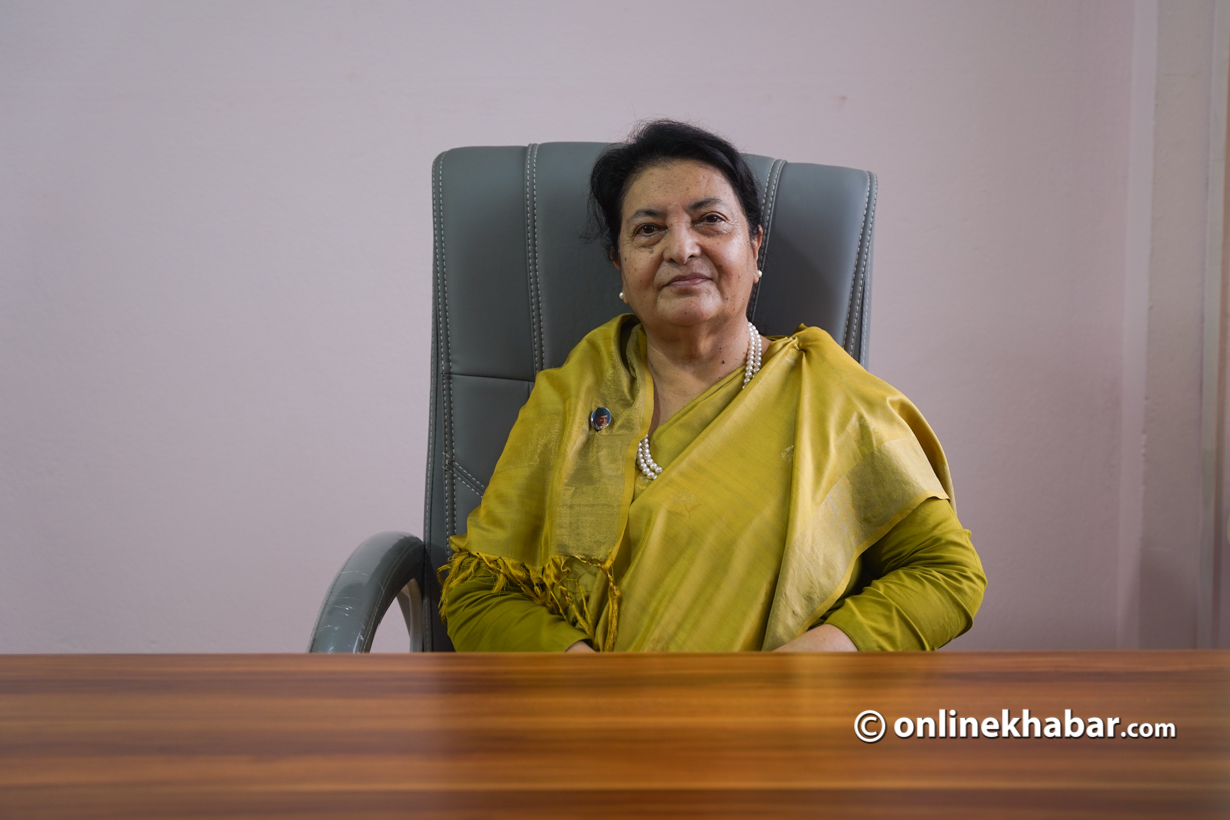 एमाले महाधिवेशनमा भौतिक रुपमा उपस्थित नभए पनि म साथमै छु : विद्या भण्डारी