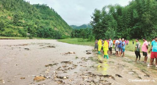 गुल्मीमा छल्दी खोलाले बगाएर एक जनाको मृत्यु