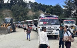 धुलिखेल-खावा सडकको निर्माण रोकियो, यातायात चौबिसै घण्टा खुला