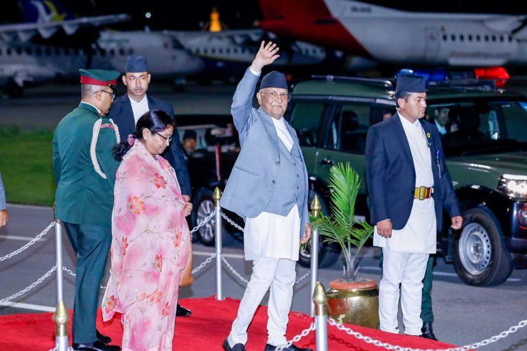 प्रधानमन्त्री ओली तुर्कमेनिस्तान प्रस्थान, कार्यवाहकको जिम्मेवारी सिंहलाई