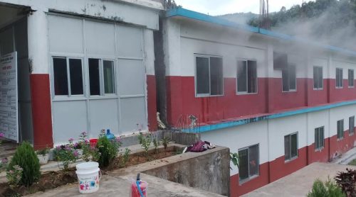 कालीगण्डकी बहुप्राविधिक शिक्षालयमा आगलागी
