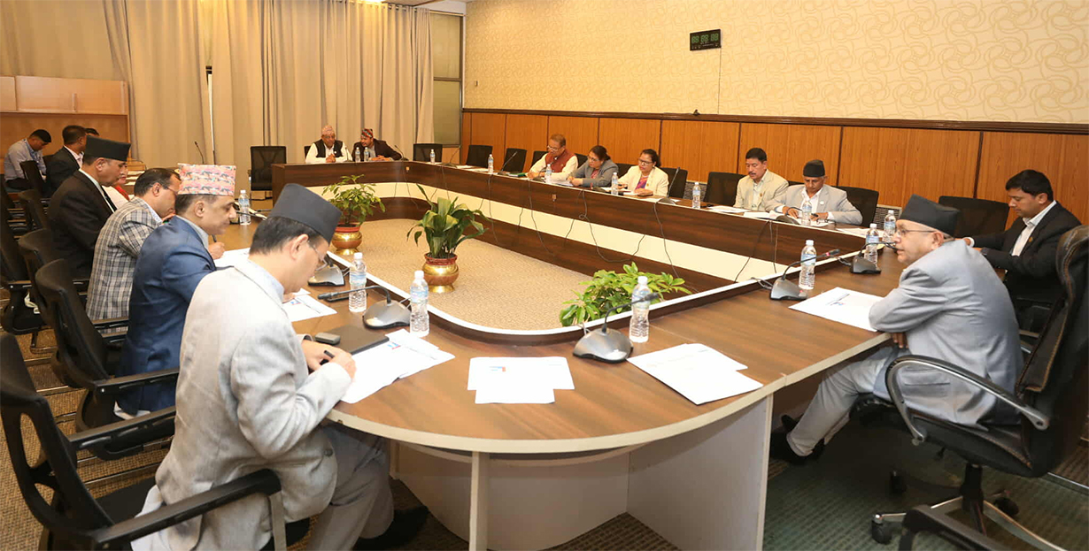 प्रतिनिधिसभा कार्यव्यवस्था परामर्श समितिको बैठक जारी