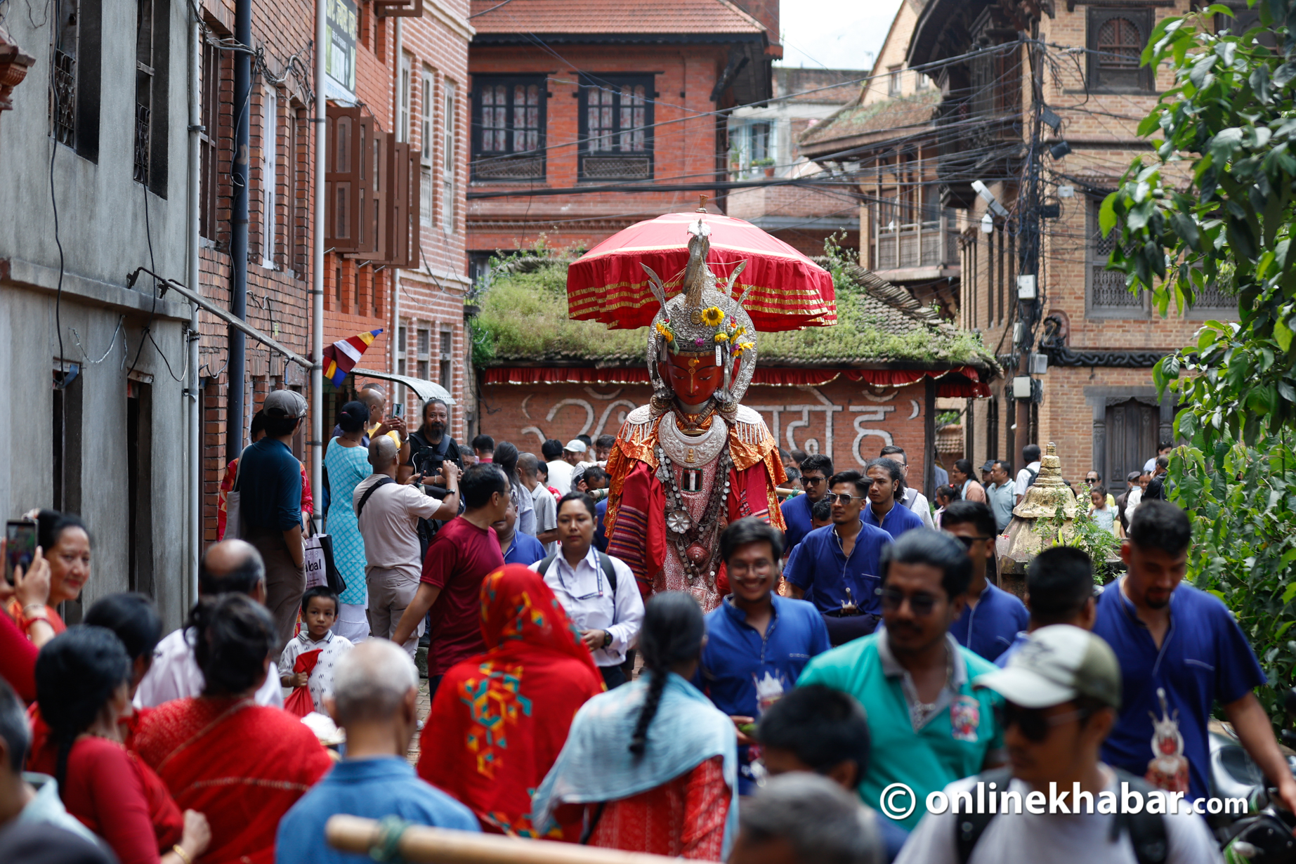 भक्तपुरमा नेवार समुदायले मनाए पञ्चदान पर्व (तस्वीरहरू)