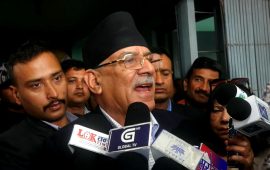 पार्टी बैठकपछि प्रचण्डले भने- गुटबन्दी अन्त्य गर्ने संकल्प लिएका छौं