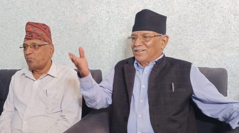 हामीलाई सरकार चाहिएको छैन : प्रचण्ड
