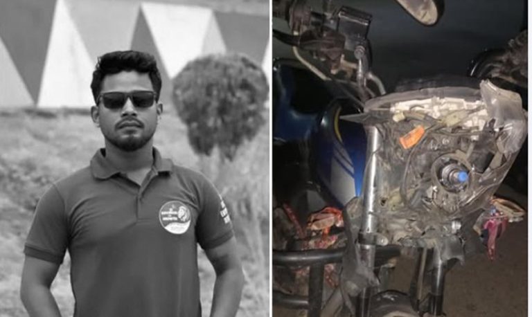प्रहरी चेकिङमा मोटरसाइकल दुर्घटना, सामाजिक अभियन्ताको मृत्यु