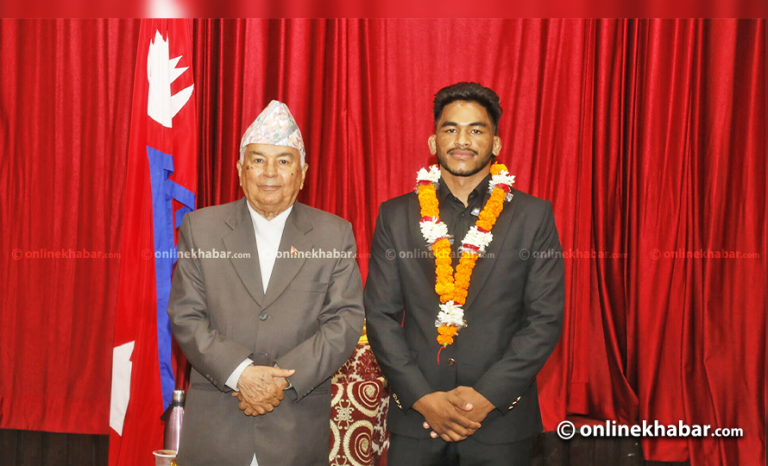 खेलाडीको भविष्य खेल क्षेत्रमा नै सुरक्षित गर्नेतर्फ सरकारले विशेष ध्यान दिनुपर्छ : राष्ट्रपति पौडेल