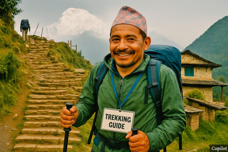 दक्ष ट्रेकिङ गाइड सधैं अभाव