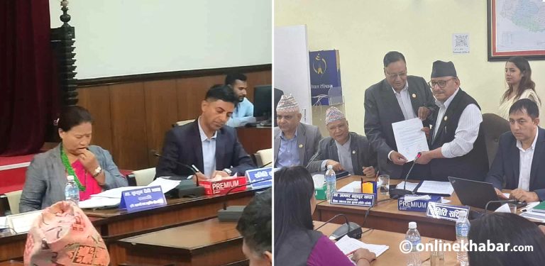 कुलिङ पिरियडको असर : भूमि र शिक्षा विधेयकमा सांसदले आफैं गरे हस्ताक्षर