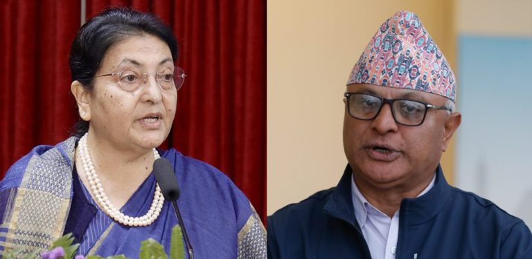 पूर्वराष्ट्रपति भण्डारीलाई मुख्यमन्त्री कार्कीले सुटुक्क भेटे, नभेट्न एमालेको उर्दी