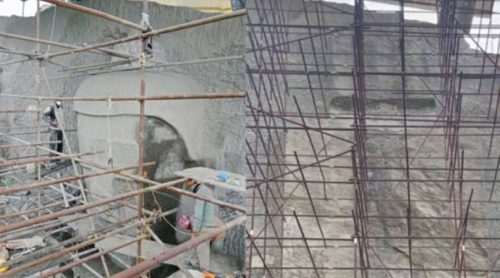 पाँचपोखरी थाङ्पालमा ८४ फिटको बुद्ध प्रतिमा अर्को वर्षसम्ममा निर्माण सम्पन्न हुने
