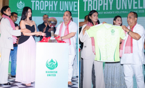 एभरेस्ट महिला भलिबल लिगको ट्रफी वीरगञ्‍जमा अनावरण, मधेशको जर्सी पनि सार्वजनिक
