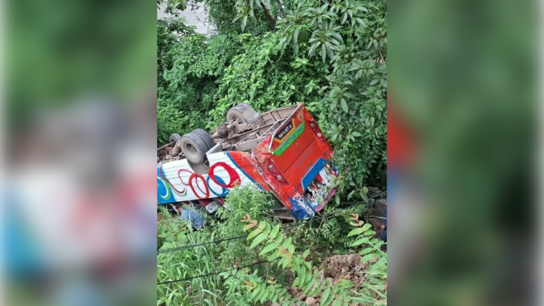 चितवन हिँडेको बस ऐना पहरामै रोकियो, स्टार्ट गरेरै छाड्दा दुर्घटना