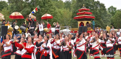 नेपालबाहिर पहिलोपटक लन्डन पुग्यो इन्द्रजात्रा (तस्वीरहरू)