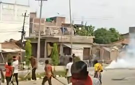 जनकपुरको झण्डाचोकमा दुई समुदायबीच झडप, चार सेल अश्रुग्यास प्रहार