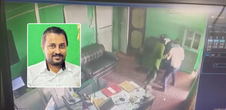 चितवन खैरहनीका नापी कार्यालय प्रमुखमाथि मोसो छ्यापियो