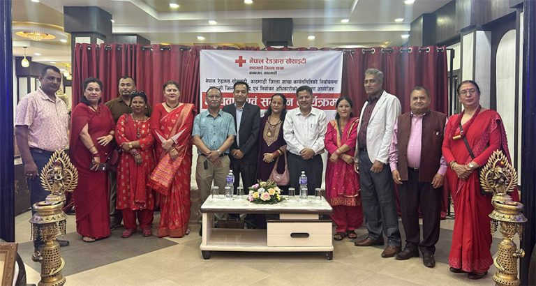 काठमाडौं जिल्ला रेडक्रसको सभापतिमा पुनः डोटेल निर्वाचित