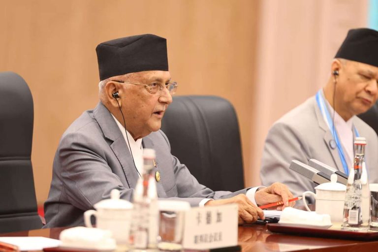 प्रधानमन्त्री ओलीले ‘एससीओ’को सदस्य बन्न राष्ट्रपति सीसँग राखे प्रस्ताव