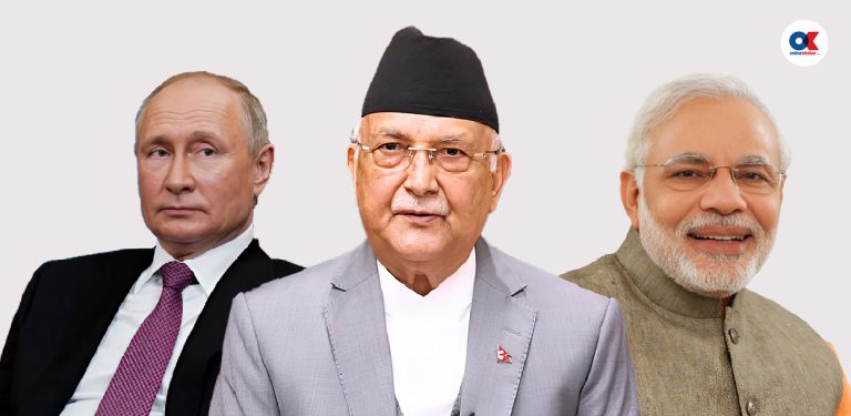 प्रधानमन्त्री ओलीले सोमबार पुटिनलाई भेट्ने, मोदीसँग टुंगो लाग्नै बाँकी