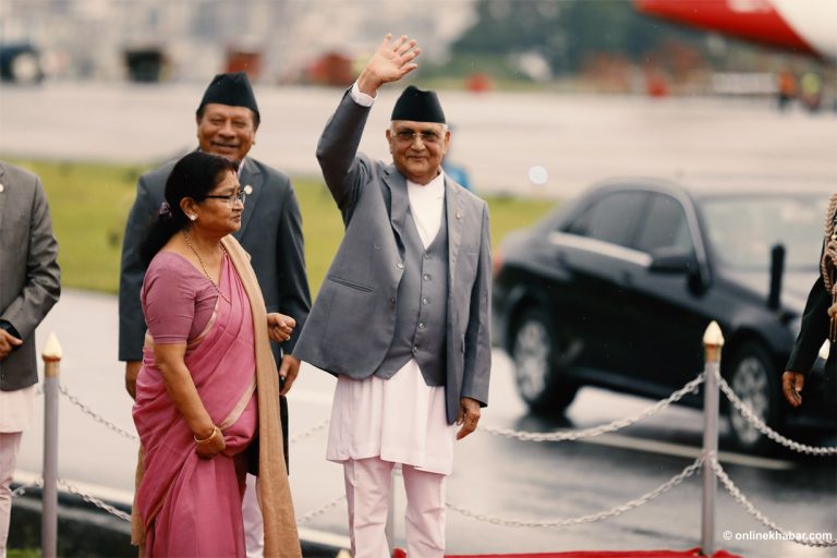 प्रधानमन्त्री ओली चीन प्रस्थान, यस्तो छ भ्रमण तालिका