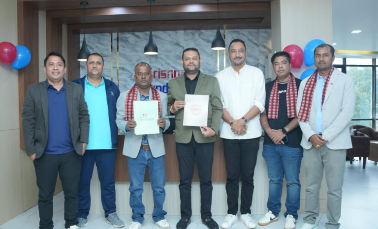कृष्णा फाउन्डेसन र मधेश प्रदेश क्रिकेट संघबीच प्रायोजन सम्झौता
