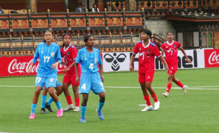 साफ यू-१७ महिला च्याम्पियनसिप : भारतसँग नेपालको फराकिलो हार