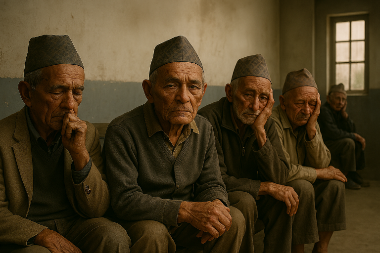 बुबाको मुख हेर्ने दिन : दाताको पर्खाइमा आश्रमका ‘बा’ हरू   