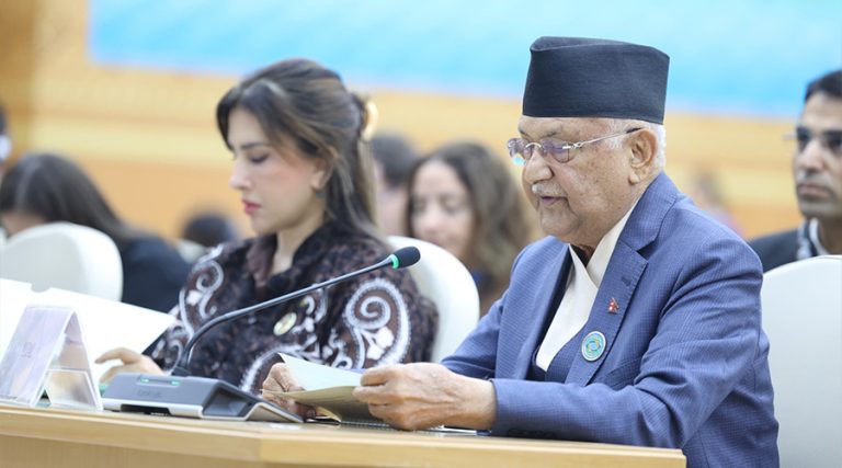 छिमेकी र अन्य मुलुकसँगको साझेदारीलाई गाढा बनाउन प्रतिबद्ध छाैं : प्रधानमन्त्री ओली