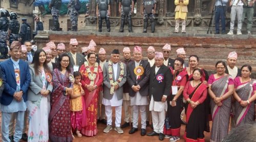 राष्ट्रपतिद्वारा भगवान् श्रीकृष्णको पूजाआराधना