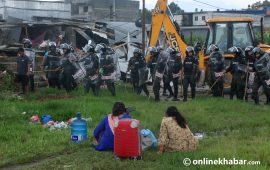 सुकुमवासी बस्ती खाली गराउने सरकारको तयारीविरुद्ध प्रदर्शन हुने